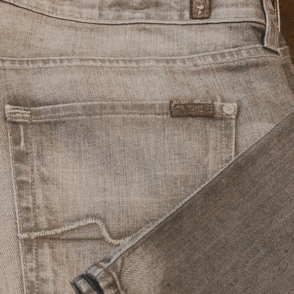7 for all Mankind Men’s Grey Bootcut Jeans 👖 - Picture 2 of 8